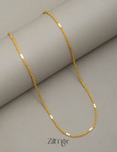KN101650 - Anti Tarnish Simple Necklace 2-Zilmor